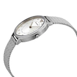  Shop Authentic Emporio Armani Kappa Silver Dial Silver Mesh Bracelet Watch For Women - AR11128 - Luxxuri