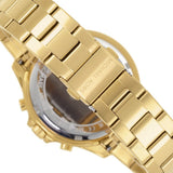  Shop Authentic Michael Kors Greyson Chronograph Black Dial Gold Steel Strap Watch For Men - MK9108 - Luxxuri