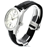  Shop Authentic Tag Heuer Carrera Date Silver Dial Black Leather Strap Watch for Men - WBN2111.FC6505 - Luxxuri