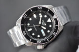  Shop Authentic Seiko 5 Sports Automatic Day Date Black Dial Silver Steel Strap Watch for Men - SRPD55K1 - Luxxuri