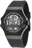  Shop Authentic Maserati Potenza Automatic Black Dial Black Leather Strap Watch For Men - R8821108009 - Luxxuri