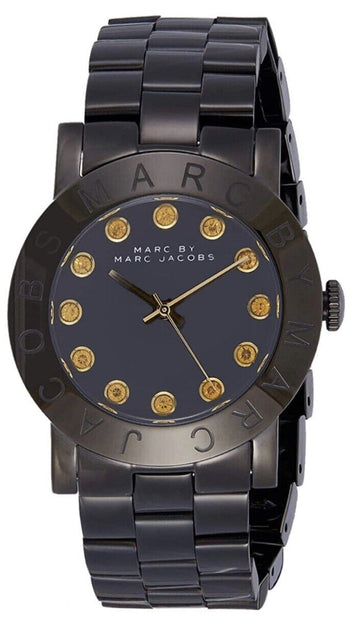  Shop Authentic Marc Jacobs Amy Black Dial Black Steel Strap Watch for Women - MBM8595 - Luxxuri