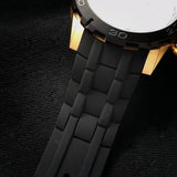  Shop Authentic Guess Caliber Chronograph Black Dial Black Rubber Strap Watch for Men - W0864G3 - Luxxuri