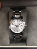  Shop Authentic Burberry The City White Dial Silver Steel Strap Watch for Women - BU9100 - Luxxuri