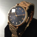  Shop Authentic Marc Jacobs Baker Blue Dial Rose Gold Steel Strap Watch for Women - MBM3330 - Luxxuri