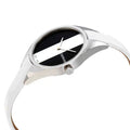  Shop Authentic Calvin Klein Rebel White Black Dial White Leather Strap Watch for Women - K8P231L1 - Luxxuri