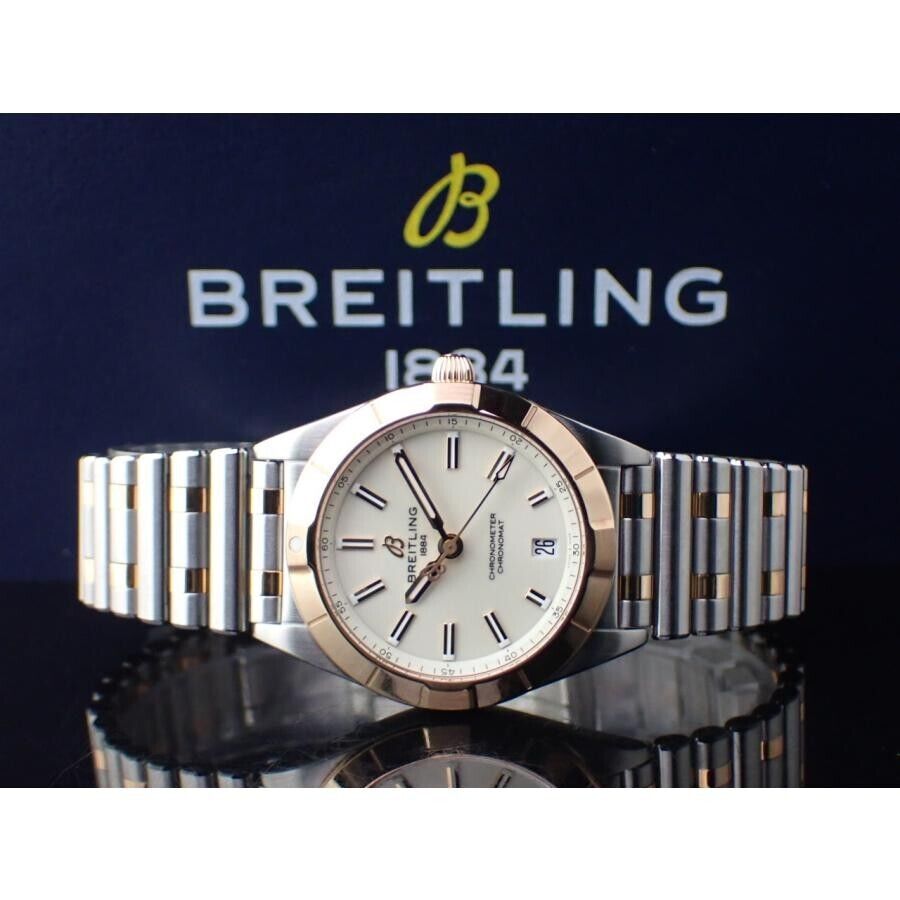  Shop Authentic Breitling Chronomat 32 White Dial Two Tone Steel Strap Watch for Women - U77310101A1U1 - Luxxuri
