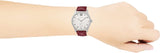  Shop Authentic Gucci G Timeless Automatic Silver Dial Red Leather Strap Watch For Men - YA126346 - Luxxuri