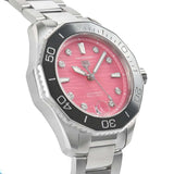  Shop Authentic Tag Heuer Aquaracer Professional 300 Automatic Diamonds Pink Dial Silver Steel Strap Watch for Women - WBP231J.BA0618 - Luxxuri