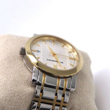  Shop Authentic Burberry Heritage White Dial Two Tone Stainless Steel Strap Watch for Men - BU1358 - Luxxuri