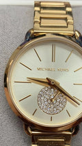  Shop Authentic Michael Kors Portia Quartz Gold Dial Gold Steel Strap Watch For Women - MK3838 - Luxxuri