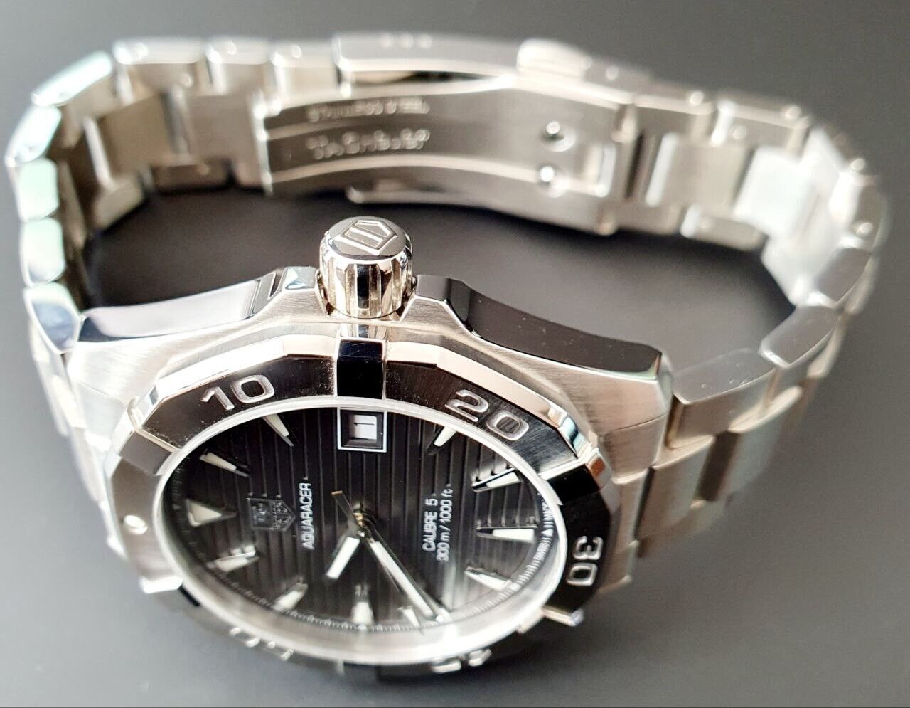  Shop Authentic Tag Heuer Aquaracer Anthracite Dial Watch for Men - WAY2113.BA0928 - Luxxuri