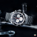  Shop Authentic Tag Heuer Formula 1 Chronograph Black Dial Silver Steel Strap Watch for Men - CAZ101E.BA0842 - Luxxuri