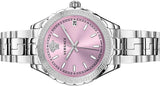  Shop Authentic Versace Hellenyium Pink Dial Silver Steel Strap Watch for Women - V12010015 - Luxxuri