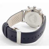  Shop Authentic Emporio Armani Gianni White Dial Black Leather Strap Watch For Men - AR0385 - Luxxuri