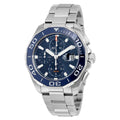  Shop Authentic Tag Heuer Aquaracer Calibre 16 43mm Blue Dial Silver Steel Strap Watch for Men - CAY211B.BA0927 - Luxxuri