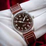  Shop Authentic IWC Pilot's Watch Mark XVII Edition "Antoine De Saint Exupery" Brown Dial Brown Leather Strap Watch for Men - IW327003 - Luxxuri
