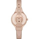  Shop Authentic Emporio Armani Chiara Quartz Crystals White Dial Rose Gold Leather Strap Watch For Women - AR7437 - Luxxuri