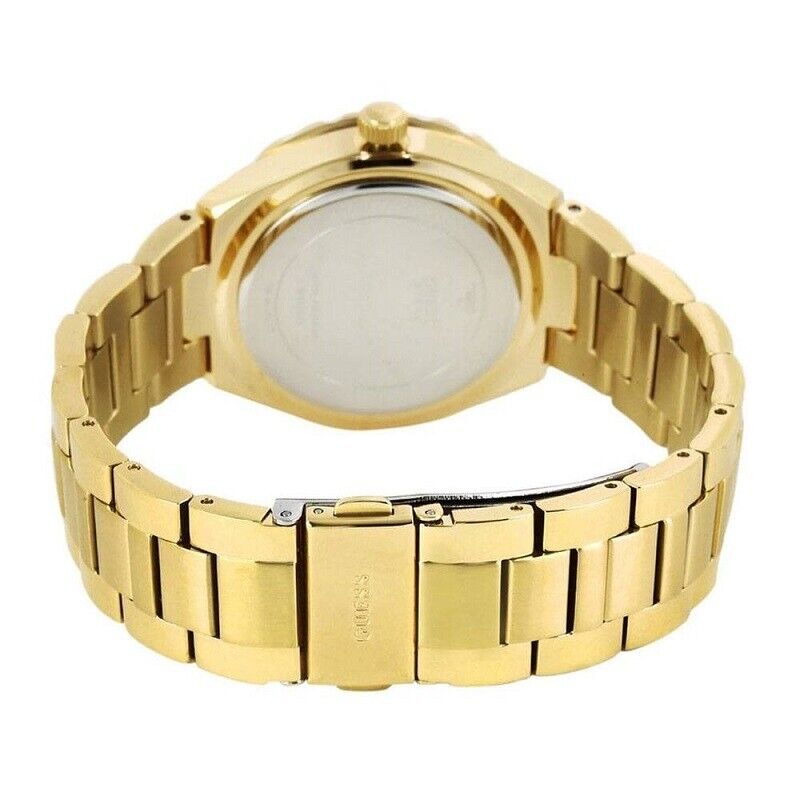  Shop Authentic Guess Viva Diamonds Gold Dial Gold Steel Strap Watch for Women - W0111L2 - Luxxuri