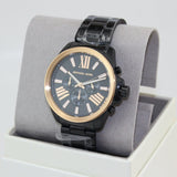  Shop Authentic Michael Kors Wren Chronograph Black Dial Black Steel Strap Watch For Men - MK8933 - Luxxuri