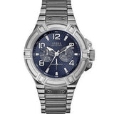  Shop Authentic Guess Rigor Quartz Black Dial Silver Steel Strap Watch For Men - W0218G2 - Luxxuri