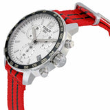  Shop Authentic Tissot Quickster Chronograph NBA Chicago Bulls White Dial Red NATO Strap Watch For Men - T095.417.17.037.04 - Luxxuri