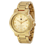  Shop Authentic Tommy Hilfiger Bella Gold Dial Gold Steel Strap Watch for Women - 1781395 - Luxxuri