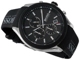  Shop Authentic Hugo Boss Velocity Black Dial Black Leather Strap Watch for Men - 1513716 - Luxxuri