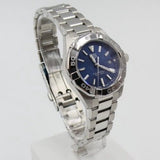  Shop Authentic Tag Heuer Aquaracer Blue Dial Silver Steel Strap Watch for Women - WBD1412.BA0741 - Luxxuri
