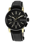  Shop Authentic Gucci G Chrono Black Dial Black Leather Strap Watch For Men - YA101203 - Luxxuri