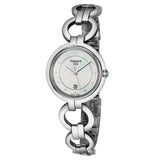  Shop Authentic Tissot T Trend Flamingo Mother of Pearl Dial Silver Steel Strap Watch for Women - T094.210.11.116.00 - Luxxuri