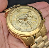  Shop Authentic Michael Kors Runway Gold Dial Gold Steel Strap  Watch for Men - MK8077 - Luxxuri