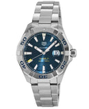  Shop Authentic Tag Heuer Aquaracer Calibre 5 Automatic Blue Dial Silver Steel Strap Watch for Men - WAY2012.BA0927 - Luxxuri