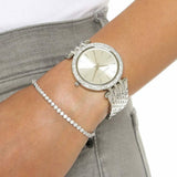  Shop Authentic Michael Kors Darci Silver Dial Silver Stainless Steel Strap Watch for Women - MK3190 - Luxxuri