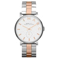  Shop Authentic Marc Jacobs Baker White Dial Two Tone Steel Strap Watch for Women - MBM3312 - Luxxuri