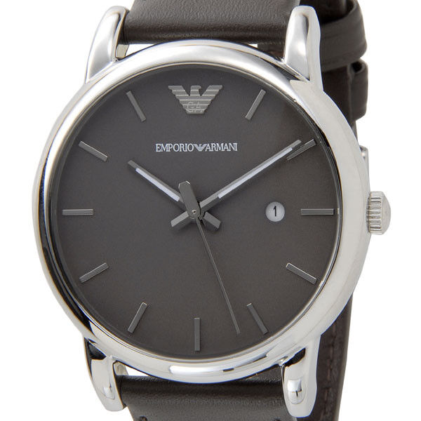  Shop Authentic Emporio Armani Classic Quartz Brown Dial Brown Leather Strap Watch For Men - AR1729 - Luxxuri