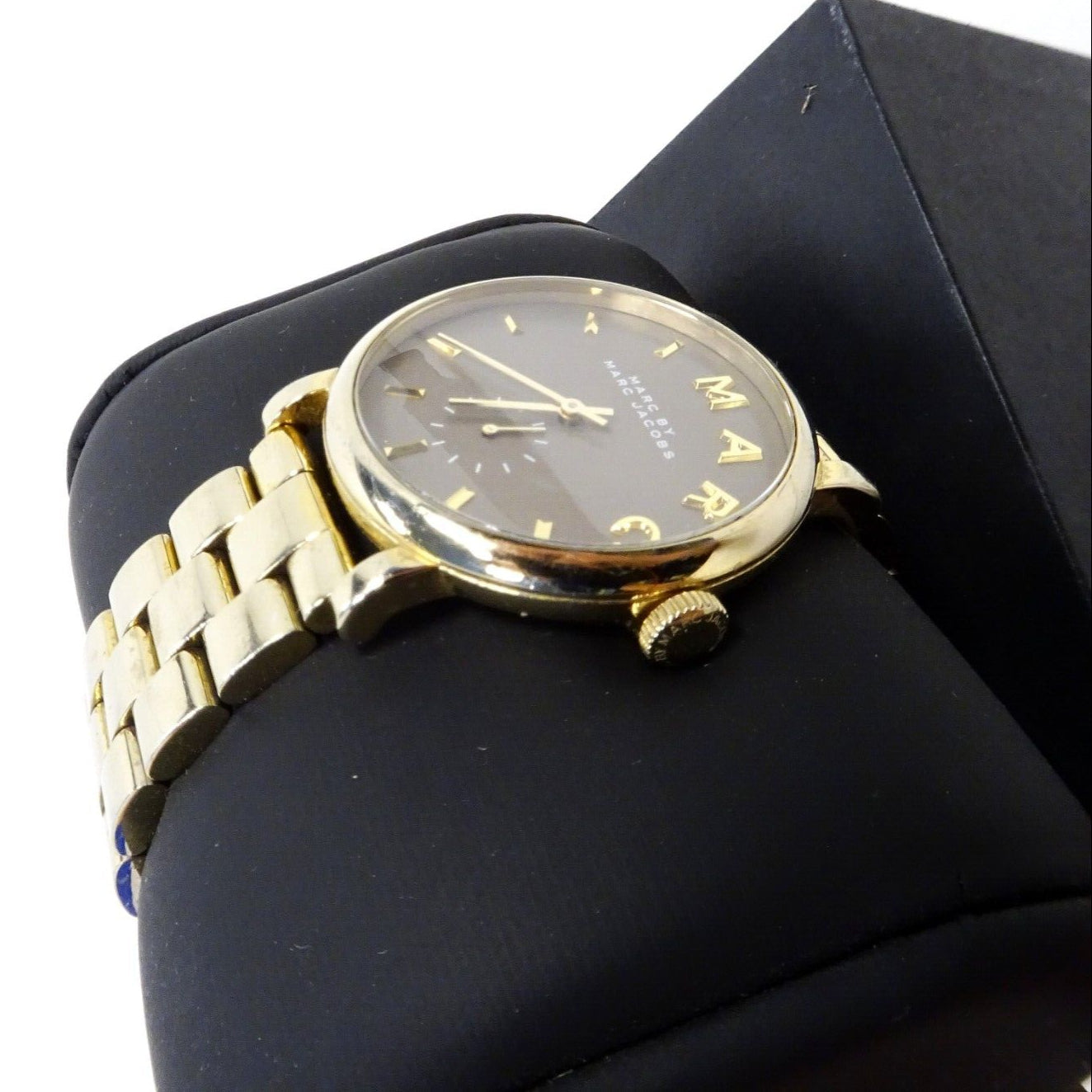  Shop Authentic Marc Jacobs Baker Brown Dial Gold Steel Strap Watch for Women - MBM8631 - Luxxuri