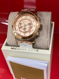  Shop Authentic Michael Kors Runway Chronograph Rose Gold Dial Rose Gold Steel Strap Watch for Men - MK8096 - Luxxuri
