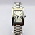 Emporio Armani White Dial Silver Stainless Steel Watch For Women - AR0146