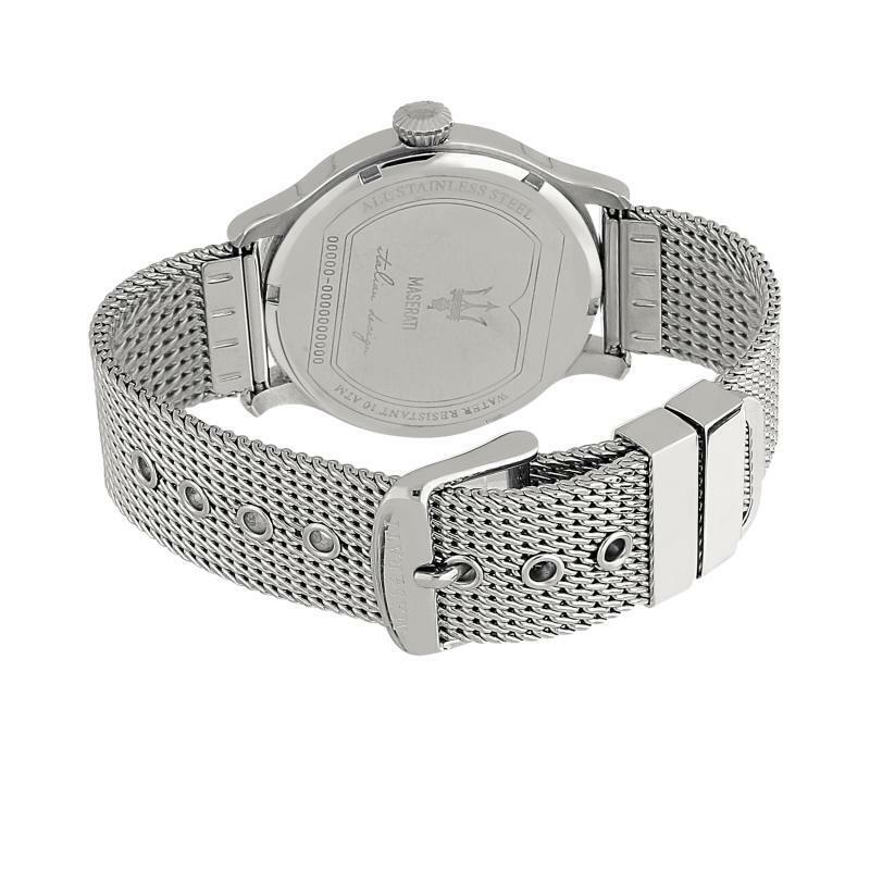  Shop Authentic Maserati Epoca Grey Dial Grey Mesh Bracelet Watch For Men - R8853118002 - Luxxuri