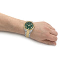  Shop Authentic Guess Connoisseur Green Dial Two Tone Steel Strap Watch for Men - GW0265G8 - Luxxuri
