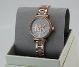  Shop Authentic Michael Kors Sofie Quartz Crystals Crystals Rose Gold Dial Rose Gold Steel Strap Watch For Women - MK4336 - Luxxuri