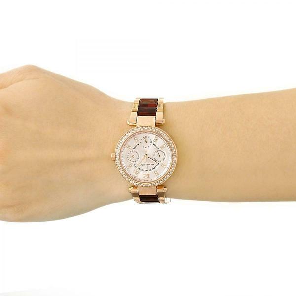  Shop Authentic Michael Kors Parker Rose Gold Dial Two Tone Steel Strap Watch for Women - MK6239 - Luxxuri