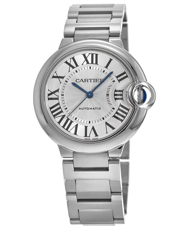 Shop Authentic Cartier Ballon Bleu De Cartier Silver Dial Silver Steel Strap Watch for Women - WSBB0048 - Luxxuri
