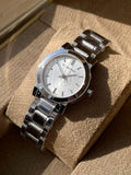  Shop Authentic Burberry The City Silver Dial Silver Steel Strap Watch for Women - BU9200 - Luxxuri