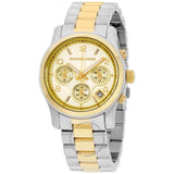  Shop Authentic Michael Kors Runway Gold Dial Two Tone Steel Strap Watch for Women - MK5137 - Luxxuri