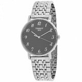  Shop Authentic Tissot T Classic Everytime Quartz Black Dial Silver Steel Strap Watch for Men - T109.410.11.072.00 - Luxxuri