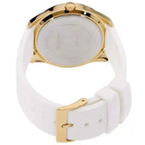 Shop Authentic Guess G-Twist Gold Dial White Rubber Strap Watch for Women - W0911L7 - Luxxuri