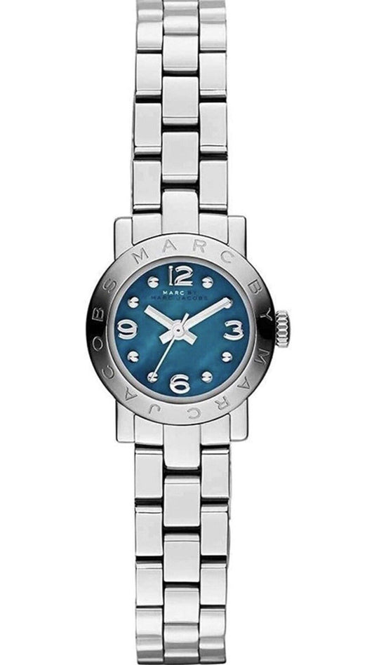  Shop Authentic Marc Jacobs Amy Blue Dial Silver Steel Strap Watch for Women - MBM3274 - Luxxuri