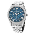  Shop Authentic Emporio Armani Classic Navy Blue Dial Stainless Steel Watch For Men - AR1787 - Luxxuri